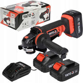YATO ΓΩΝΙΑΚΟΣ ΤΡΟΧΟΣ18V 125mm SET 2X3Ah YT-82828 20182828